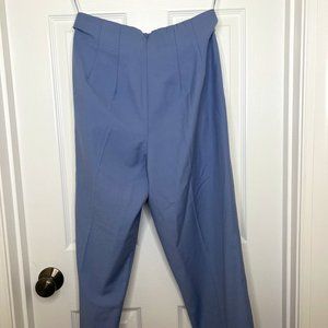 Women's high rise tailored pants in light blue